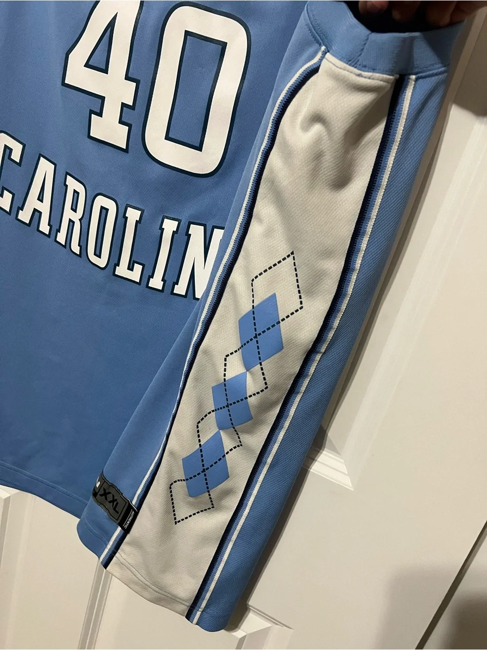 Jordan North Carolina Tar Heels Basketball Jersey #40 Blue/White Size XXL